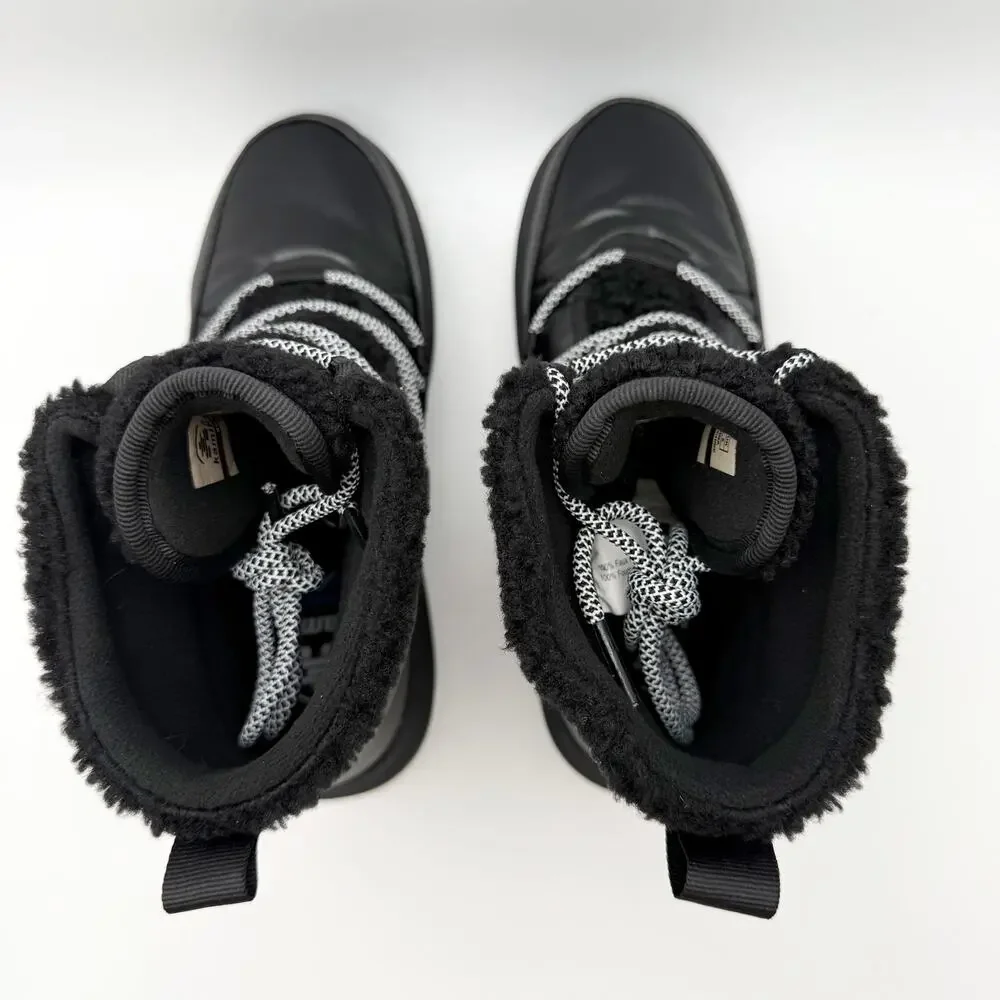 Kamik Womens Lea Pull Winter Boots US 7 M EU 38 Black Fleece NIB